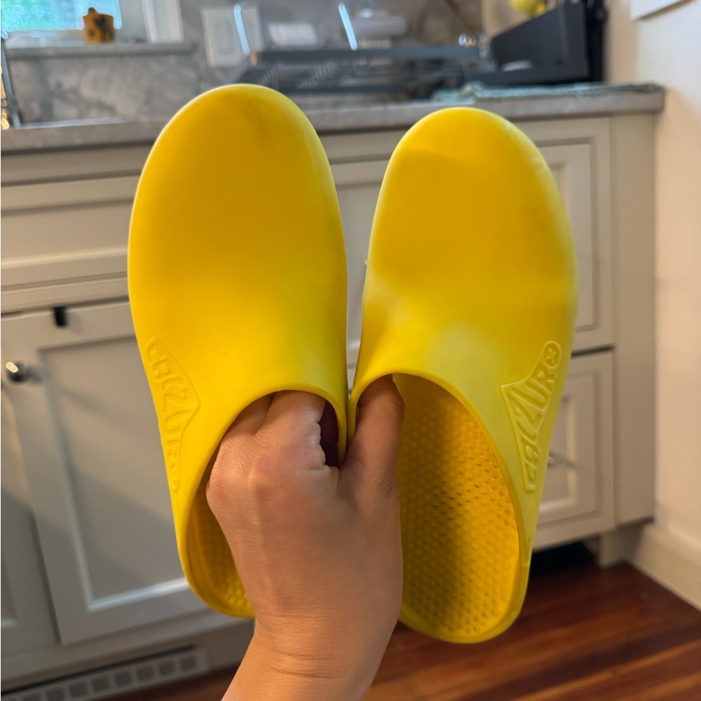 Yellow Calzuro Clogs